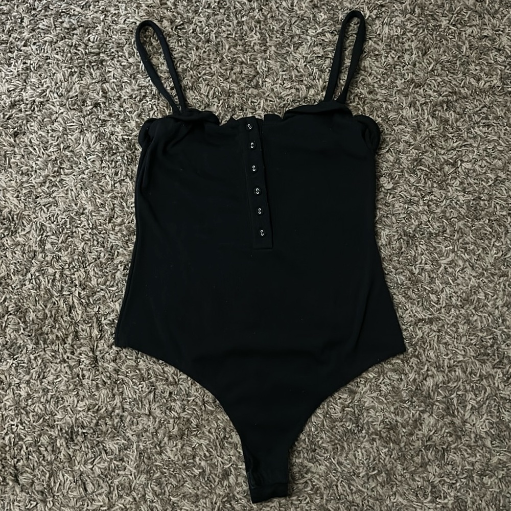 Kittenish black bodysuit, size small